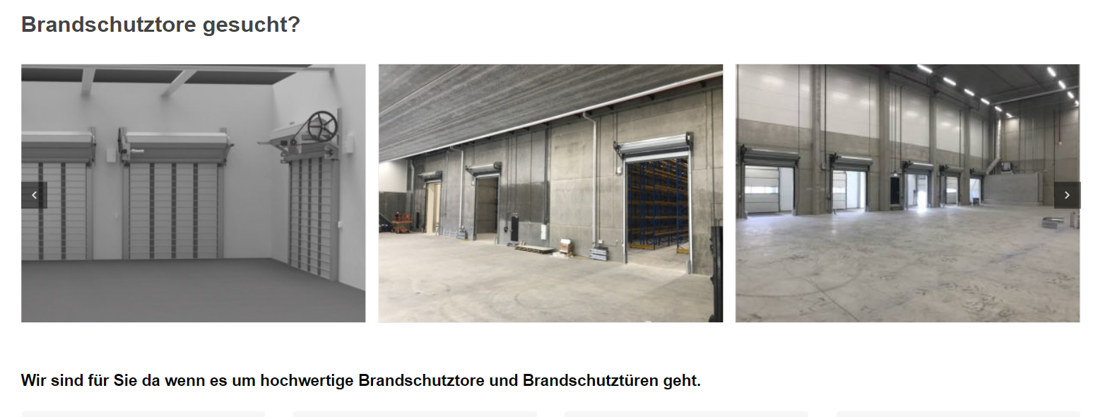 Brandschutztore